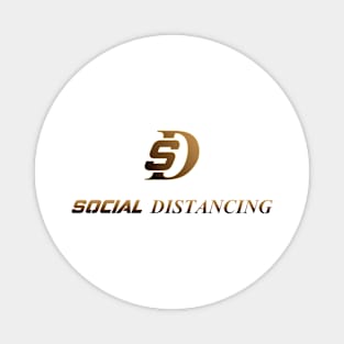 Social Distancing 4 Magnet
